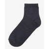 Hazzys (대구신세계)블랙 퍼피자수 면 단목양말3종세트 HISS5E220BK (Daegu Shinsegae) Black Puppy