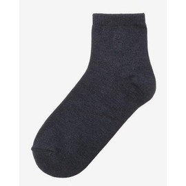Hazzys (대구신세계)블랙 퍼피자수 면 단목양말3종세트 HISS5E220BK (Daegu Shinsegae) Black Puppy Embroidery Cotton Short Socks 3-Piece Set HISS5E220BK