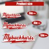 15PCS Hard Hat Stickers My Back Hurts Decal, 3in/4in/5in Mechanic