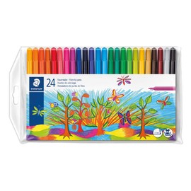 Staedtler Washable Felt Tip Markers for Kids, Ideal for Coloring & Drawing, 24 Pack, 325 WP24