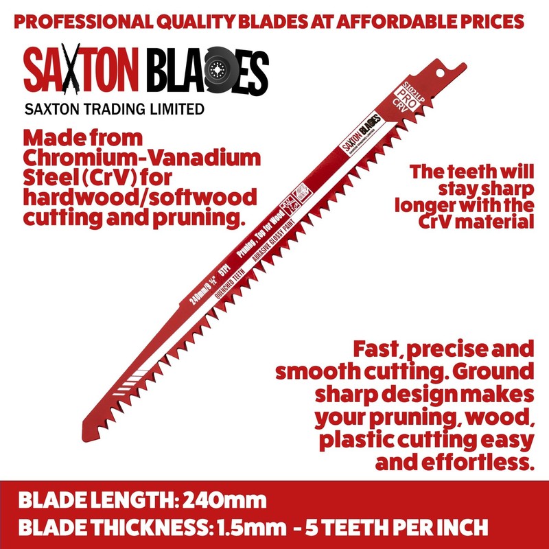 Saxton RPR12MXPRO Professional Range Bi-Metal M42 with 8% Cobalt &