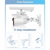WEILAILIFE Solar Motion Sensor Light Outdoor Wireless Security Floodlight Fake