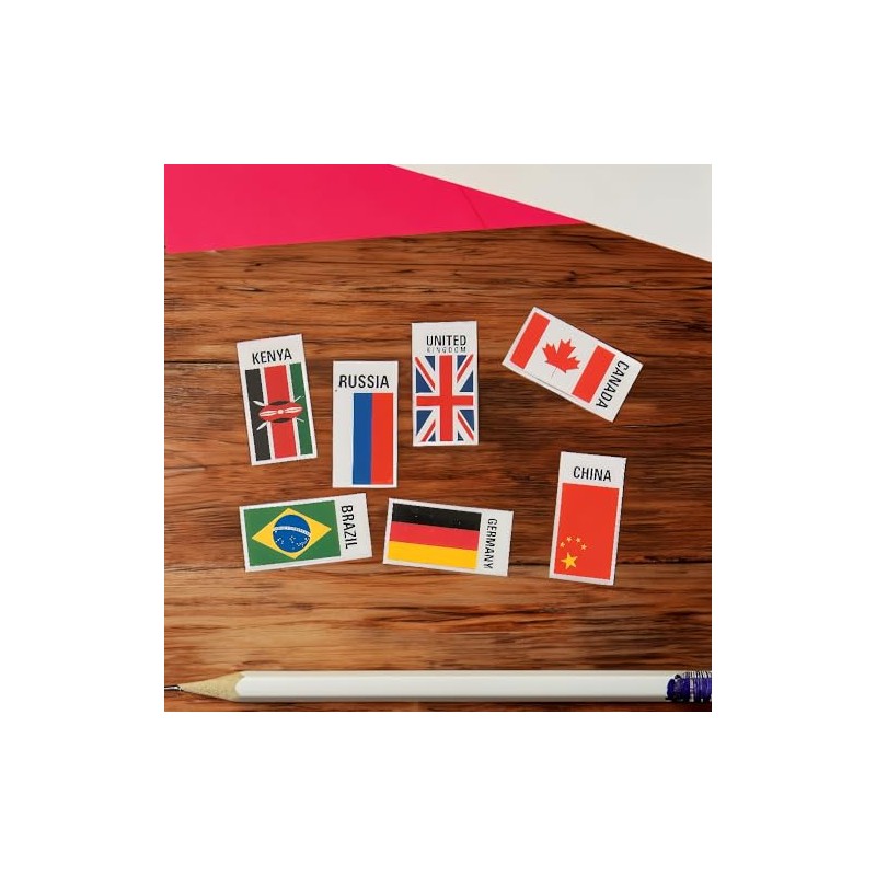 Fun Express Flags Around The World Erasers - VBS Vacation