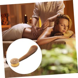 FOMIYES 3pcs Ox Horn Massager Portable Massage Roller Handheld Massager Multi-purpose Scraping Sheet Round Edges for Skin Safety Random Color