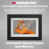 Monster Smart Home 8-inch Digital Picture Frame with 16GB of