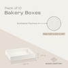 Boxes Craftory Pack of 10 Bakery Boxes with Window (7.87"