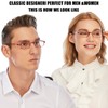AQWANO 2 Pack Blue Light Blocking Computer Reading Glasses UV