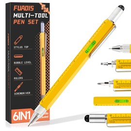 FUAOIS Gifts for Men, Stocking Stuffers for Adults Men, White Elephant Gifts for Adults, Christmas Gifts for Men, Gifts for Dad Him, Father‘s Day Gifts from Daughter Son Wife, Multitool Pen