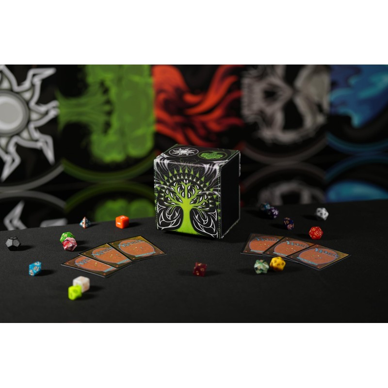 Ai Armor MTG Guild Colors Commander Deck Box (Selesnya, Black