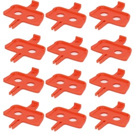 12 PCS Bicycle Disc Brake Spacers, Bicycle Hydraulic Disc Brake Pad Spreader Bike Accessories Instert Repair Spacer Tool for Mountain, Road Bike Component