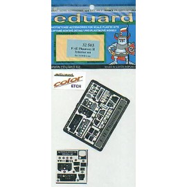 Eduard EDU32503 1:32 Eduard Color PE - F-4E Phantom II Interior Set (TAM kit) #32503