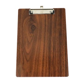 Crapyt Wooden Clipboard with Metal Clip Drawing Board A4 Size Hardboard Office School for Memo Clipboard File Storage Wood Grain Durable Thicken Student Teacher Teens
