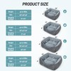 MIXJOY Dog Bed for Large Medium Small Dogs, Rectangle Washable