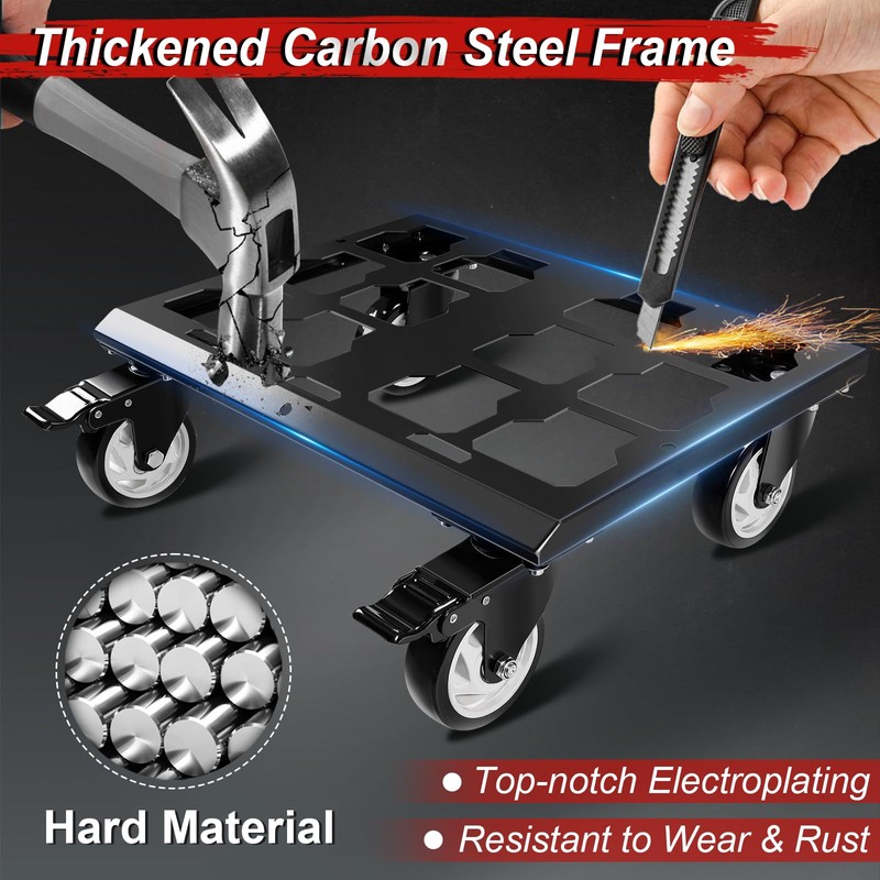 Heavy Duty Tool Box Dolly Compatible with Mil.Waukee Packout Toolboxes,