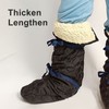Walking Boot Cover Windproof Elastic Adjustable Fleece Soft Lining Feet