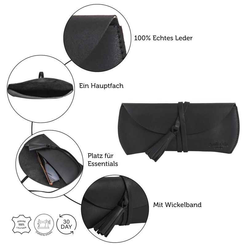 Gusti Vincent Glasses Case Leather Glasses Case Leather Case Sunglasses