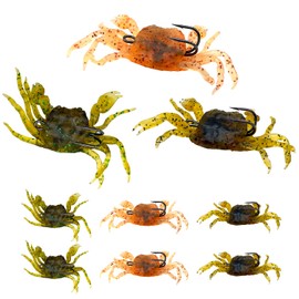 shymie Crab Lure, Worm, Crab Worm, Crab Worm, Octopus Fishing, Fake Octopus Fishing, Octopus Fishhook, Fishing Hook, Sea Fishing, 3 Colors, Set of 3