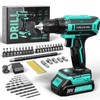 Cordless Drill, 20V MAX Power Drill Set with 2.0Ah Power