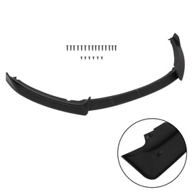 SCITOO 3PCS Front Bumper Lip Compatible for 2013-2014 for Ford Focus ST Front Lip Spoiler Matte Black (PP) Plastic Air Dam