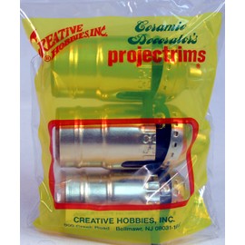 Creative Hobbies Three Way Turn Knob Lamp Sockets, Medium Base, Gold Shell Incandescent Replacement Lampholders, Pack of 3 Sockets