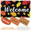 Welcome Fall Door Mat 30x17 Inch, Fall Leaf Mat, Fall