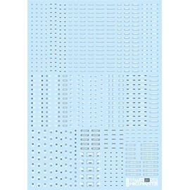 Haikyu Parts RB03-144WAG 1/144 RB03 Cotion Decal, White & Gray, 1 Piece, Plastic Model Decal