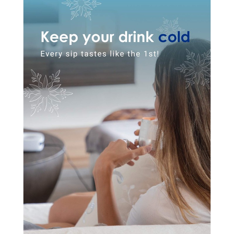 Allocacoc Cup Cooler, Instant Cold Panel Keep Your Cold Drink