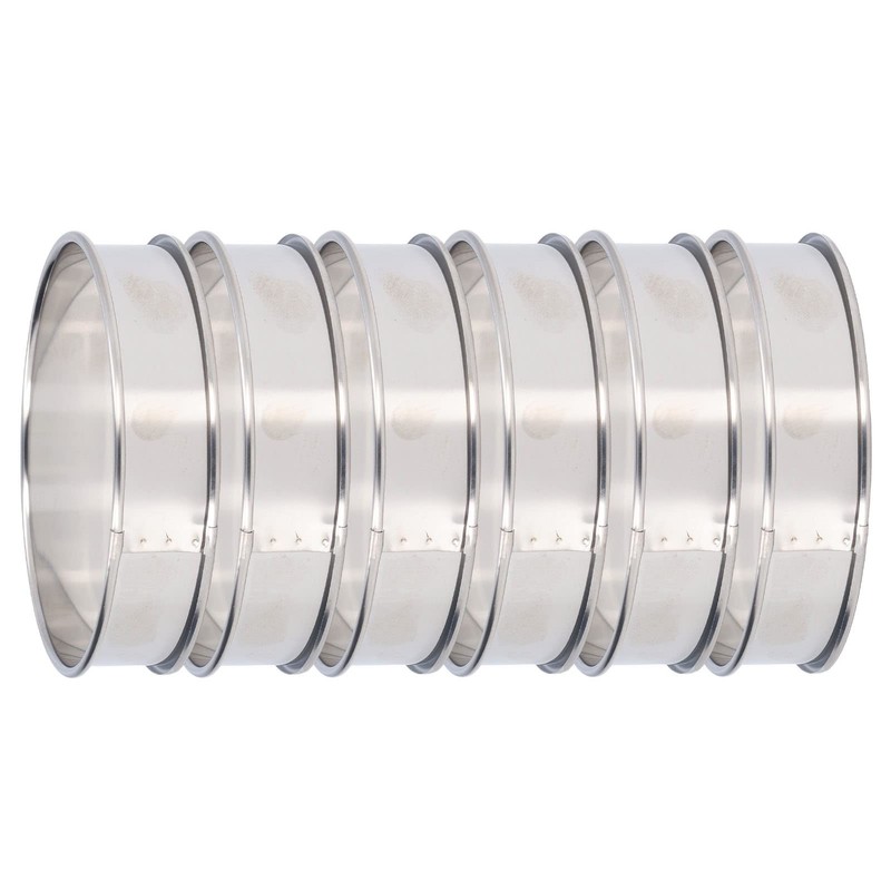 Anillos de Bollo con Doble Volumen de Acero Inoxidable Fácil