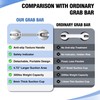DAILYLIFE Grab Bars for Bathtubs and Showers, 15 inch Shower