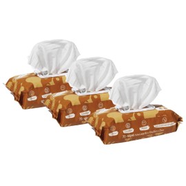 Air Jungles 3in1 Leather Cleaner Wipes 70 Count (Pack of 3), Extra Large 8" x 10" Size Leather Clean Condition Protect Wipes for Vinyl and Leather Apparel Furniture Auto Car Interior Shoes Boots Bags