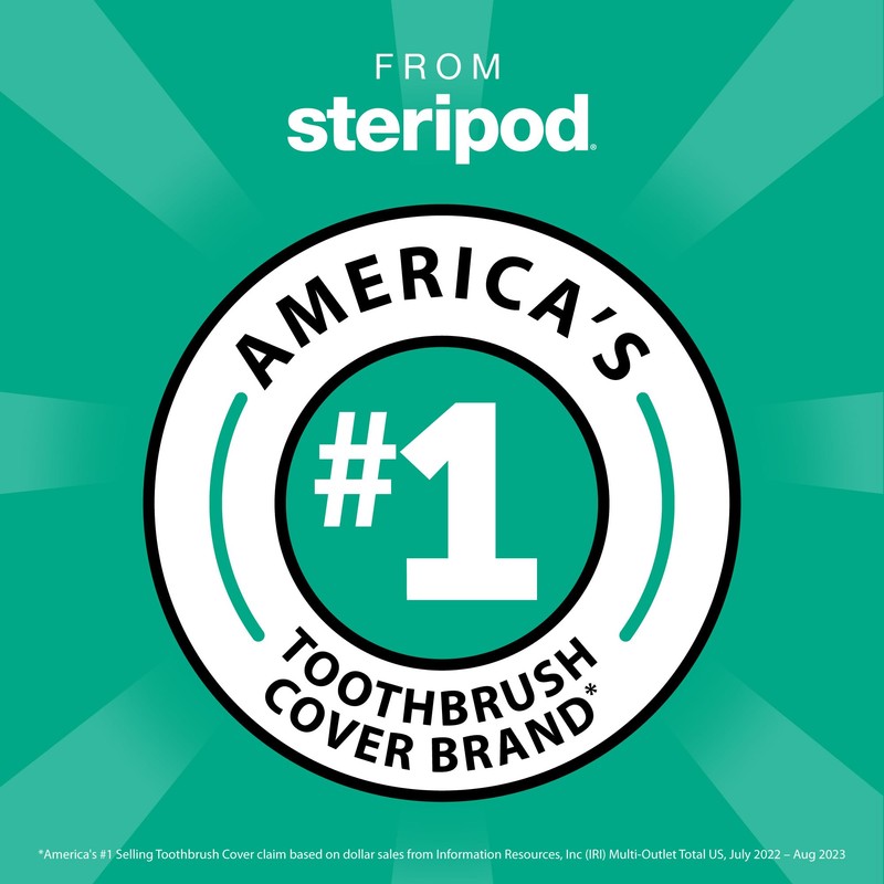 Steripod Brand UV Home Countertop Toothbrush Sanitizer, Reduces Harmful Microorganisms,