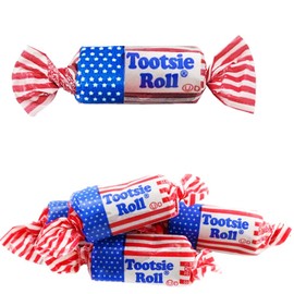 Tootsie Roll Original Flag Twist Midgees, Peanut-Free, Gluten-Free, Kosher Certified, Individually Wrapped (Approx 140 Count (2 Pounds))