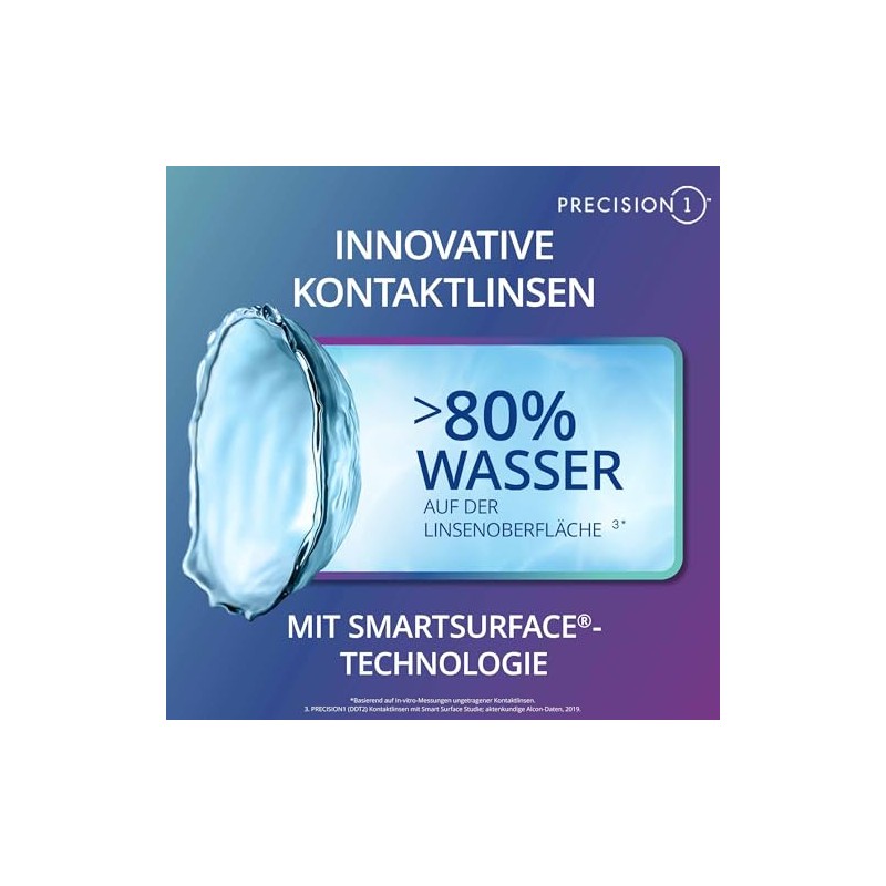 PRECISION1 Tageslinsen weich | 30 St√ºck | BC 8.3 mm