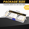 Siptenk Black SAE Wing Nuts 125PCS, #6-32#8-32#10-24 1/4"-20 3/8"-16 5/16"-18