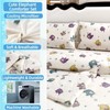 SDIII 3PCS Cute Elephant Cooling Comforter Full Size, Silky and
