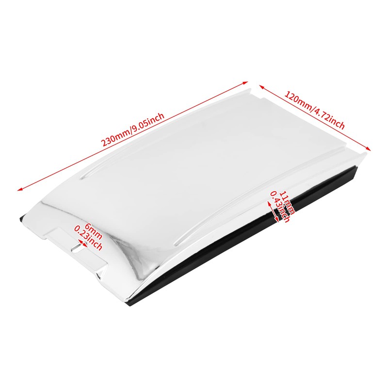 HDBUBALUS Motorcycle Lower Dash Panel Extension for Harley Softail FXST