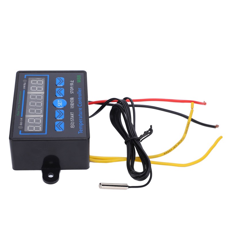 High Temperature Controller 3‑Display Multifunctional Control Switch W88 ‑19~99℃