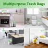 Compostable Trash Bags, 2.6 Gallon Small Disposable Compost Bags 200