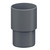 INEFA Downpipe Connector, PVC DN75 / 75 mm Anthracite Drain