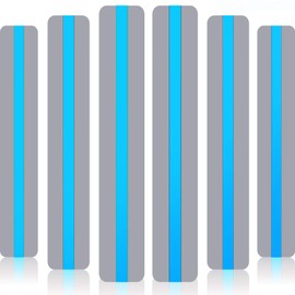 18 Pack Reading Guide Strips Colored Overlay Highlight Bookmarks Reading Strips Help with Dyslexia for Crystal Children and Teacher Supply (Blue)