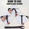 CREATCABIN 8Pcs Soft Loop Tie Down Straps 1,200lbs Load Capacity