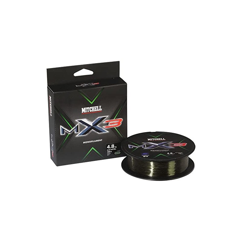 Mitchell Filo da Pesca MX3 Low Vis Green 0.40 mm