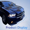 HECASA 3Pcs Front Bumper Lip Compatible with 2011-2014 Dodge Charger