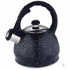 Luckyberg Modern Marble Tea Kettle, Induction, Stainless Steel Whistling Kettle,