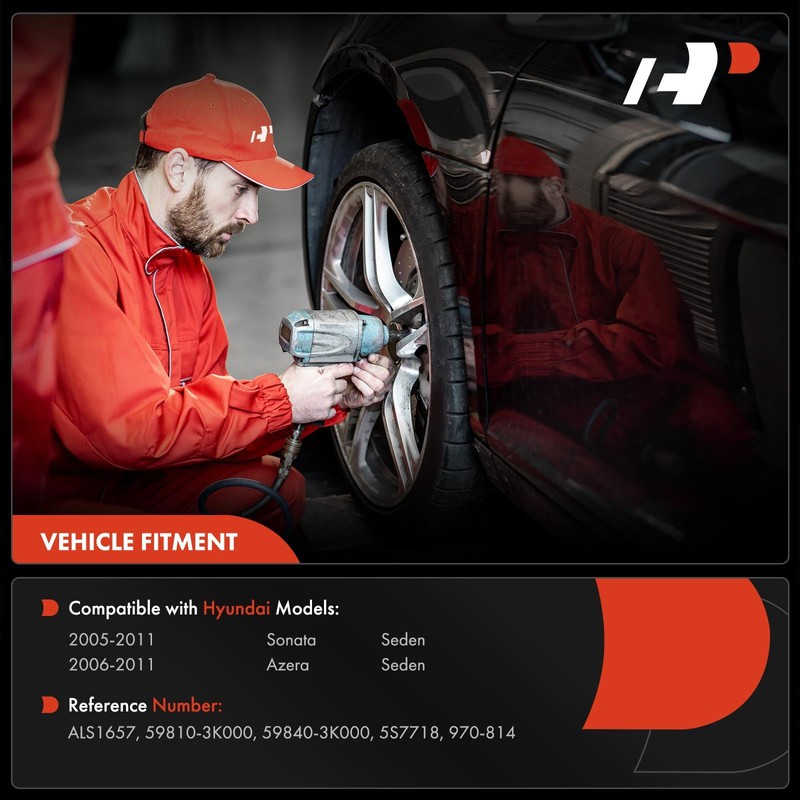 A-Premium Sensor de velocidad de rueda ABS delantero izquierdo compatible
