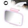 Car Sun Visor Makeup Mirror Surround LED Lights Touch Screen