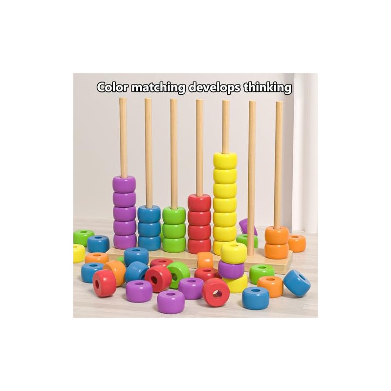 Color Matching Stacking Puzzle Game, Fast Pattern Challenge Ring Stack