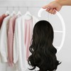 KUKLIPJIM 14 Pack 15.4 Inch Wig Hanger, Hanging Wig Stand