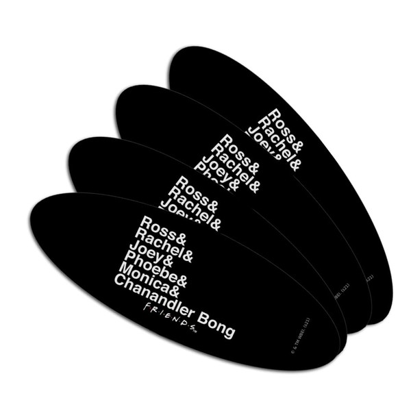 Friends Ampersand List Double-Sided Oval Nail File Emery Board Set