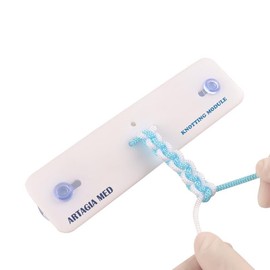 Surgical Knot Tying Practice Board Kit - Complete Medical Knot Tying Tool Set with Rope for Learning Surgical Knots, Including Knot Trainer and Tie Fast Knot Tool for Students